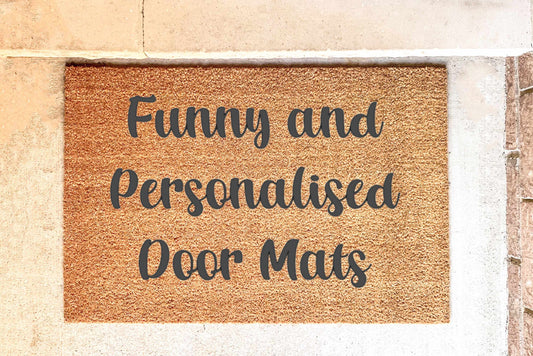 Funny Slogan Door Mats