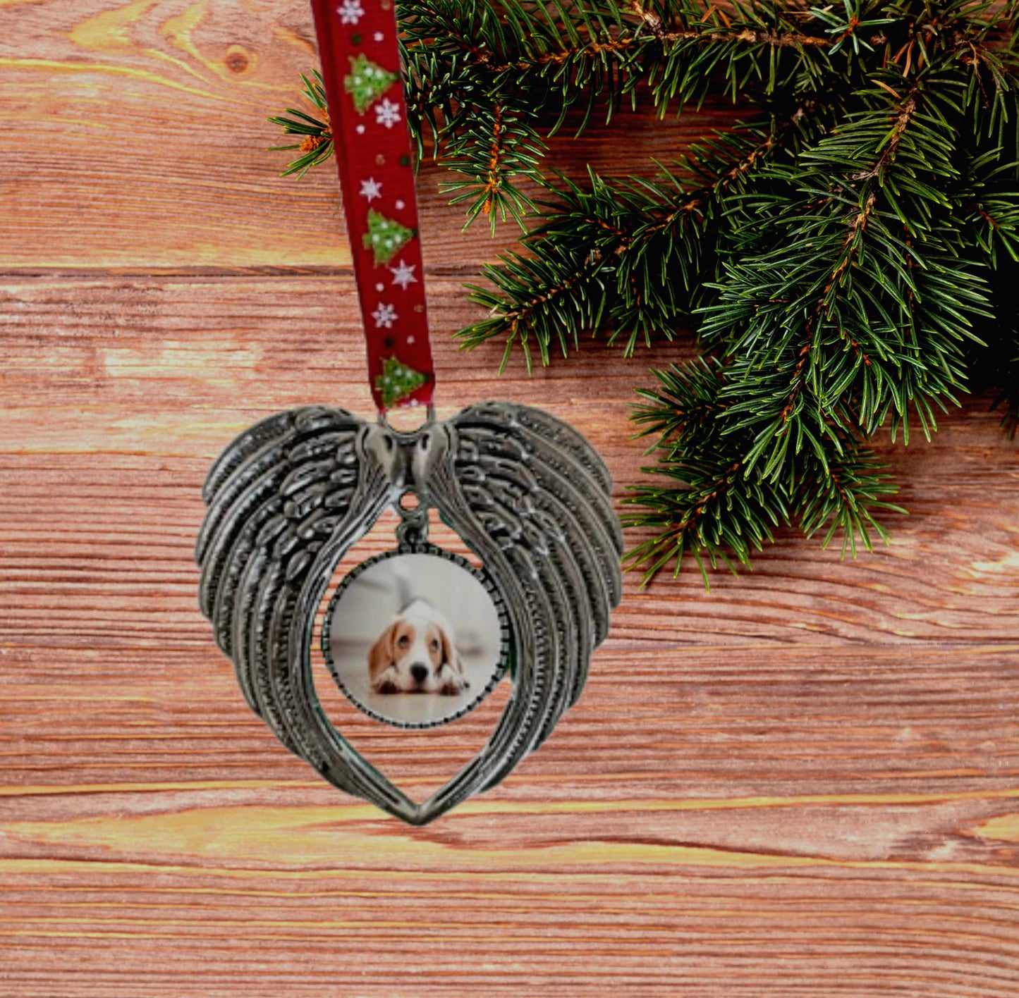 Heart Shaped Angel Wings Pendant