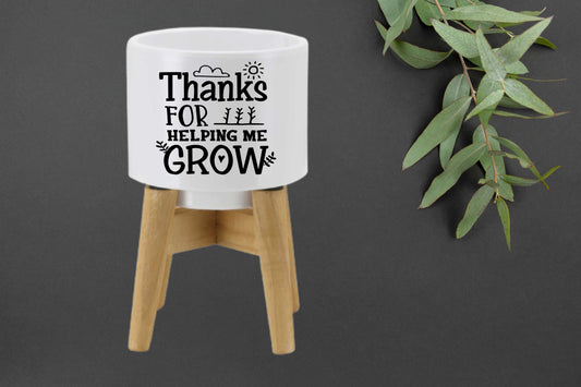 Mini Plant Pot with Quotes