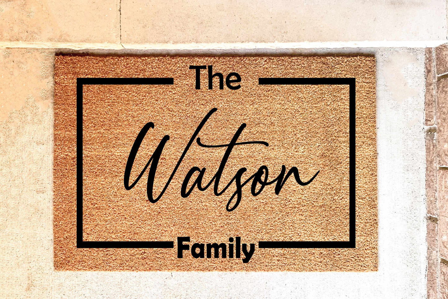 Family Name Door Mats