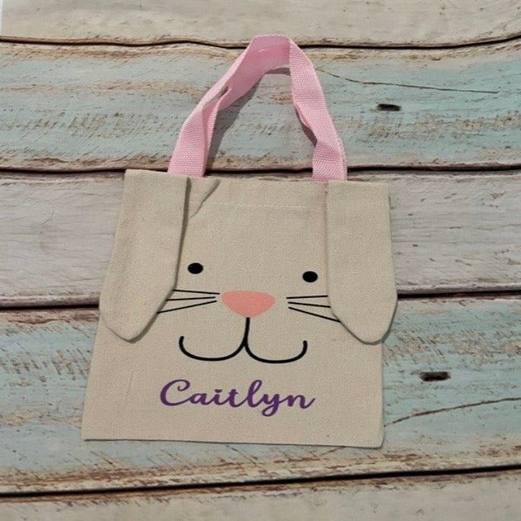 Small Easter Bunny Canvas Bag